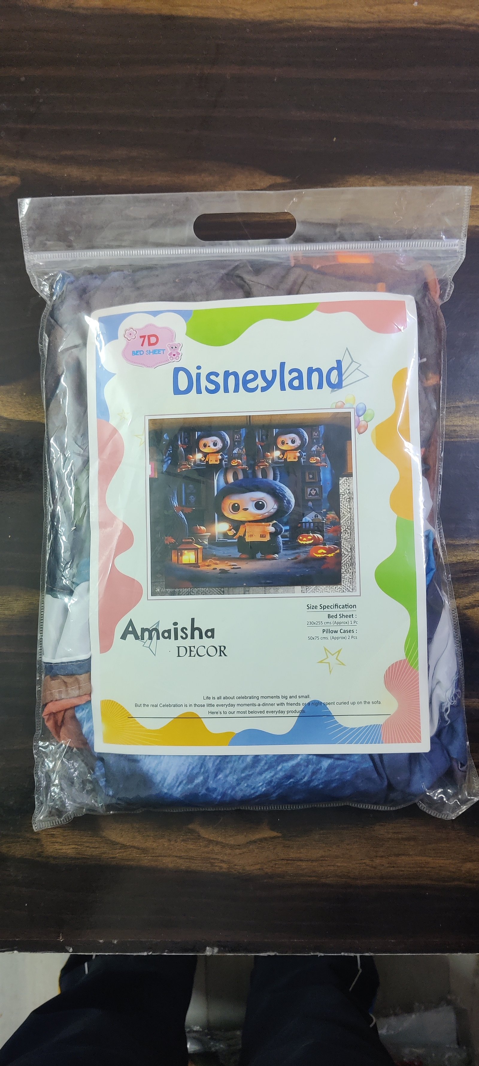 7D Queen Labubu Bedsheet Set 007